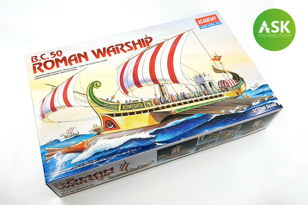 Academy Model Kit loď 14207 ROMAN WARSHIP CIRCA B.C 50 1:72