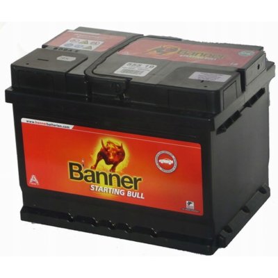 Banner Starting Bull 12V 55Ah 450A 555 19 – Hledejceny.cz