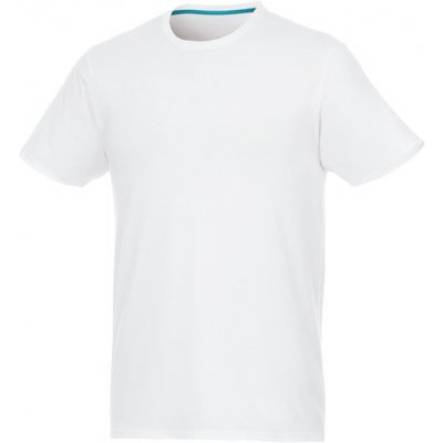 Recyklované pánské tričko s krátkým rukávem Jade bílá