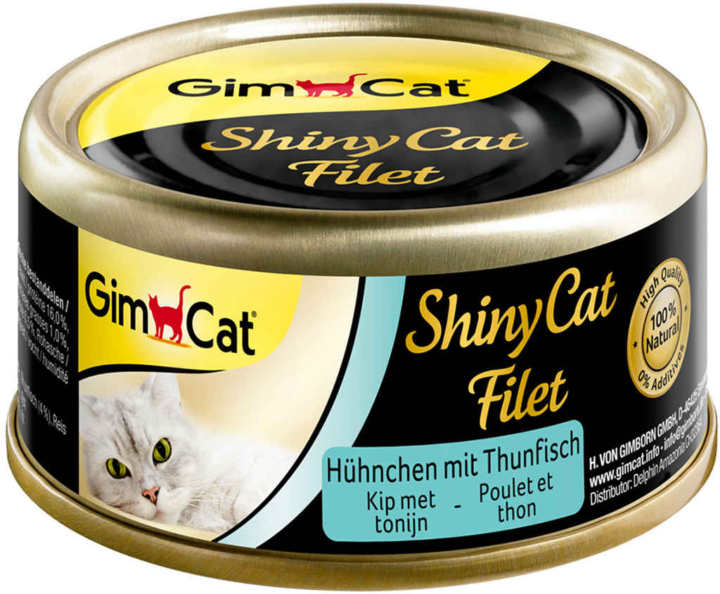 Gimpet ShinyCat filet Kuře s tuňákem 70 g