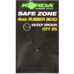 Korda Gumový Korálek Rubber Beads Brown 4mm 25ks – Zboží Dáma