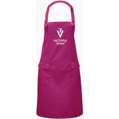 Victoria Vynn Apron Fuchsia elegantní růžová zástěra určená pro profesionální stylistky – Zboží Dáma