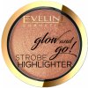 Rozjasňovač Eveline Cosmetics Glow and Go! Rozjasňovač 02 Gentle Gold 8,5 g