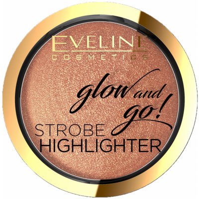 Eveline Cosmetics Glow and Go! Rozjasňovač 02 Gentle Gold 8,5 g – Zboží Dáma