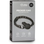 Easytoys náustník s vnitřním dildem černý – Zboží Mobilmania