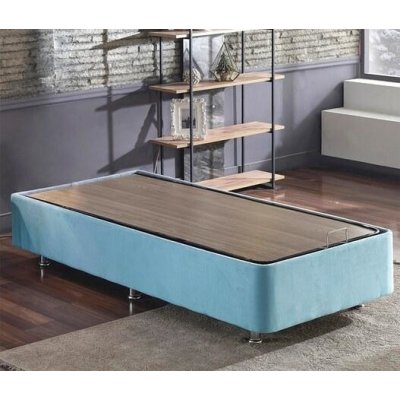 Hanah Home Single Bed Base Cozy Single 100x200 Light Blue – Hledejceny.cz