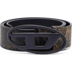 Diesel opasek OVAL D LOGO B-1DR belt černá