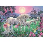 Ravensburger Svítící 13670 Jednorožci za úplňku 100 dílků – Hledejceny.cz