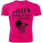 Evolution BASKETBAL dětské tričko růžové – Sleviste.cz
