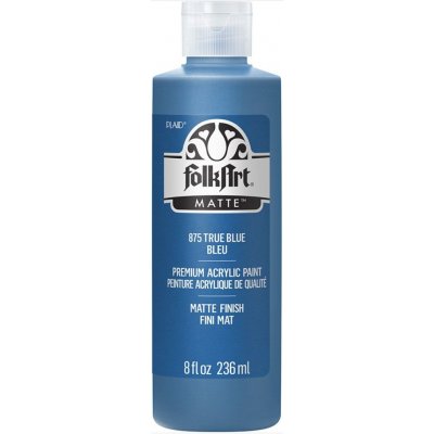 FolkArt Acrylic Paint akrylová barva s matným povrchem 236 ml blue – Sleviste.cz