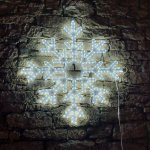 DECOLED LED světelná vločka X, závěsná 3D tisk, pr. 85 cm, ledová bílá – Hledejceny.cz