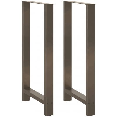 Omaxi 312983 Nohy barového stolu z přírodní oceli 2 ks 60 x 110-111 cm ocel – Zboží Dáma