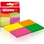 Bločky samolepicí Kores 40 x 50 mm, neonové, 4 barvy – Hledejceny.cz