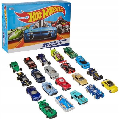 Hot Wheels Sada autíček DXY59 20 kusů – Zboží Mobilmania