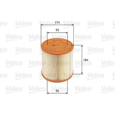 Vzduchový filtr VALEO 585740 – Hledejceny.cz