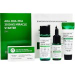 Some By Mi AHA BHA PHA 30 Days Miracle AC SOS mycí pěna 30 ml + tonikum 30 ml + sérum 10 ml + krém 20 g dárková sada – Zboží Dáma