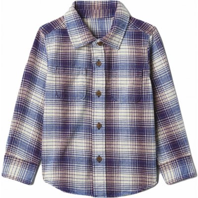 GAP dětská košile Baby modrá béžová – Zboží Dáma