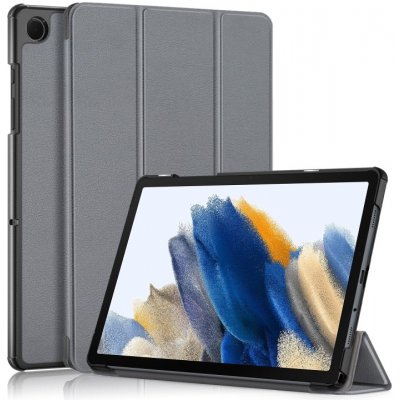 Protemio Leather Zaklápací obal Samsung Galaxy Tab A9+ 66310 šedý – Zboží Mobilmania