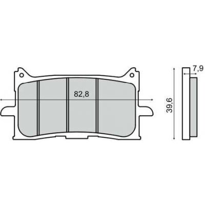 RMS Brzdové destičky 3493 RMS 225103493 – Sleviste.cz