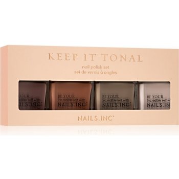 Nails Inc. Keep It Tonal Ombre Chamomile Street lak na nehty 14 ml + Beech  Gardens lak na nehty 14 ml + French Ordinary Court lak na nehty 14 ml +