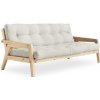 Pohovka Sofa GRAB by Karup 100*200 cm natural + futon natural 701