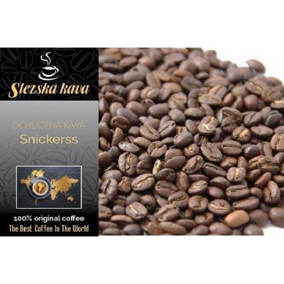 Slezská káva a čaj ochucená Snickerss středně mletá turek kapsle 1 kg – Zboží Mobilmania