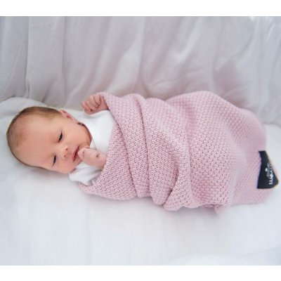 Lullalove Bambusová dečka Pudrová růž – Zboží Dáma