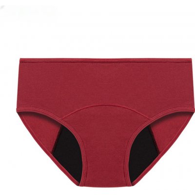 MensesKalhotky Menstruační kalhotky BASIC Červená – Zboží Dáma