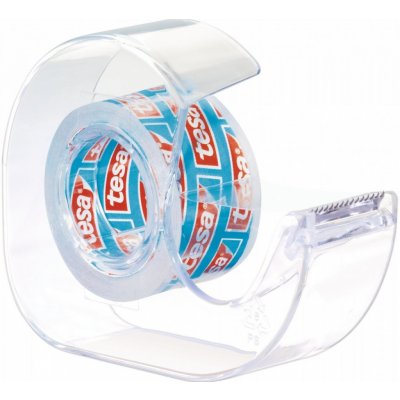 Tesa Crystal transparentní kancelářská páska s odvíječem 10 m x 19 mm – Zboží Mobilmania