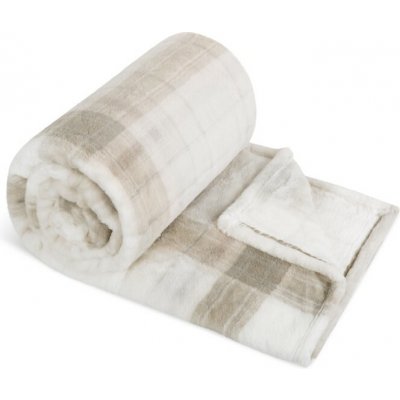 Bellatex Přikrývka Korall Flutto Přírodní Béžová Šedá 150x200 – Hledejceny.cz