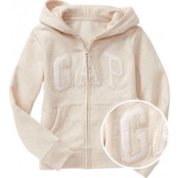 Gap 692277-19 Dětská mikina Gap logo zip Smetanová