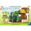 Puzzle Ravensburger Traktor na statku 12 dílků