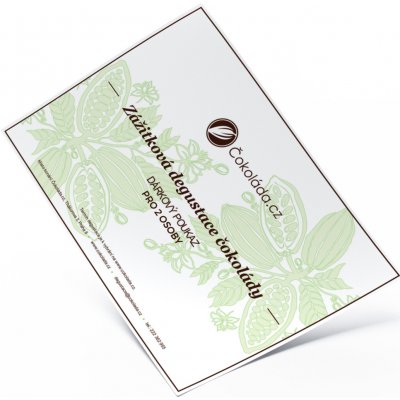 Dárkový poukaz na degustaci čokolády pro 2 osoby – Hledejceny.cz