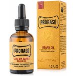 PRORASO Wood & Spice Beard Oil olej na vousy s dřevitě-kořeněnou vůní 30 ml