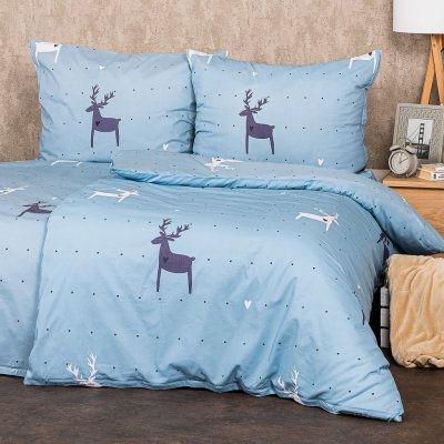 4Home bavlna povlečení Deer love 140x200 70x90 – Sleviste.cz