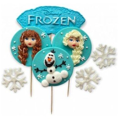 Cukrová figurka Frozen zápich do dortu - K Decor – Zboží Mobilmania