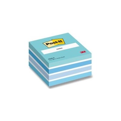 3M Post-it 2028B Aquarelle - samolepicí bloček - 76×76 mm, Aquarelle Blue – Zboží Dáma