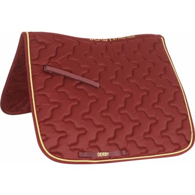 Derby Dečka podsedlová burgundy gold burgundy – Zboží Mobilmania