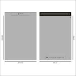 Poštovní recyklovaná plastová obálka s klopou 43.2x61.0cm – Zboží Živě