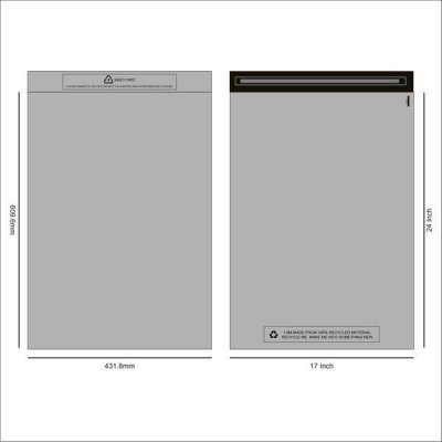 Poštovní recyklovaná plastová obálka s klopou 43.2x61.0cm – Zboží Živě