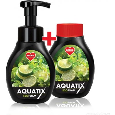 Dedra Aquatix EcoFoam SADA 1+1 Aktivní EKO pěna na ruční mytí nádobí bergamot & lemon, 300 + 300 ml – HobbyKompas.cz