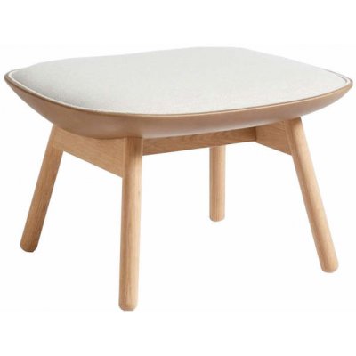 HAY Ottoman Uchiwa, lacquered solid oak, Mode 009/Sense Nougat – Hledejceny.cz