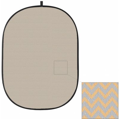 Odrazná deska vlnkovaná 102x152 cm stříbrná – Zboží Živě