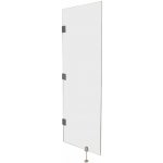 Gutta Guttavordach boční stěna HD 180 x 60 cm stříbrná / bílá 7400203 – Zboží Mobilmania