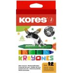 Kores Voskovky Krayones 12 barev – Zboží Dáma Kores Voskovky Krayones 12 barev – Zboží Dáma