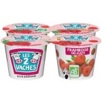 Les 2 Vaches BIO Jogurt malinový 4 x 115 g – Zboží Dáma