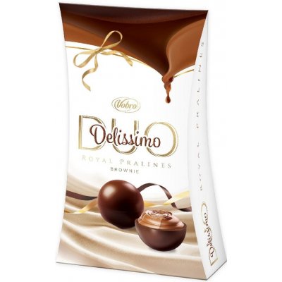 Vobro Delissimo Duo Brownie 105 g – Zboží Dáma
