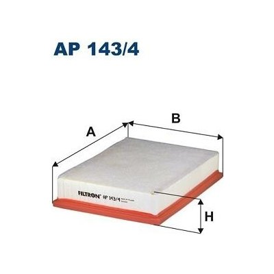 FILTRON vzduchový filtr AP 143/4 – Hledejceny.cz