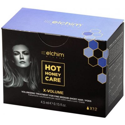 Elchim Hot Honey Care X-Volume Kapsle pro objem krátké vlasy 12 x 4,5 ml – Hledejceny.cz
