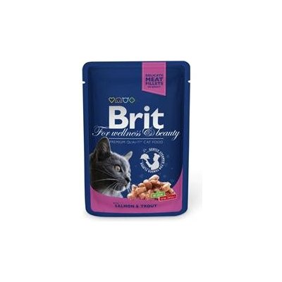 Brit Premium Cat with Salmon & Trout 5 x 100 g – Zboží Mobilmania